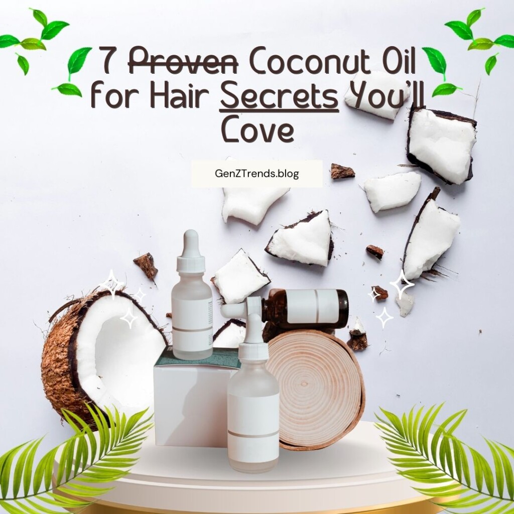 Natural coconut oil for hair treatment at home